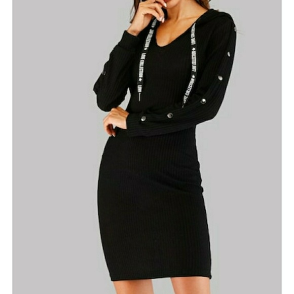 ⬇️VIVA | Hooded Sweater Dress - Picture 4 of 6